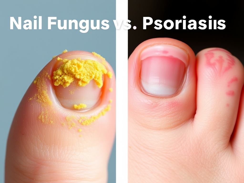 Nail Fungus vs Psoriasis