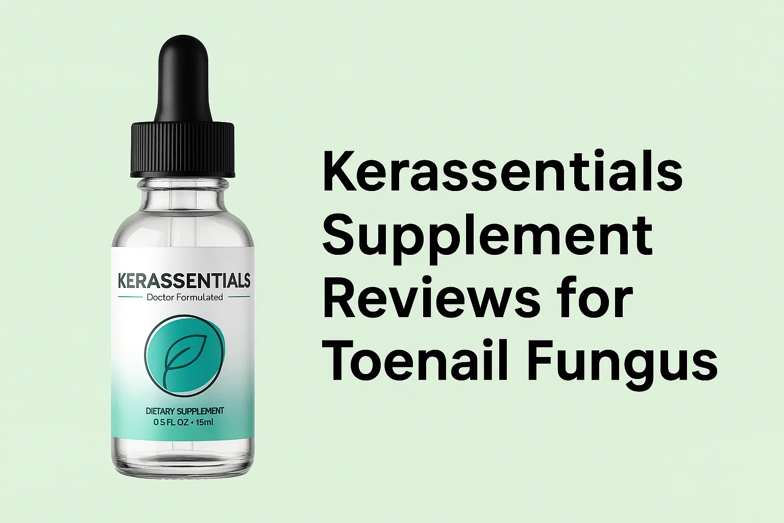Kerassentials Supplement Reviews for Toenail Fungus