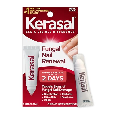 Kerasal Nail Fungus Extra Strength | Restorative Nail Repair for Damaged Nails, 0.33 fl oz (Packaging May Vary)