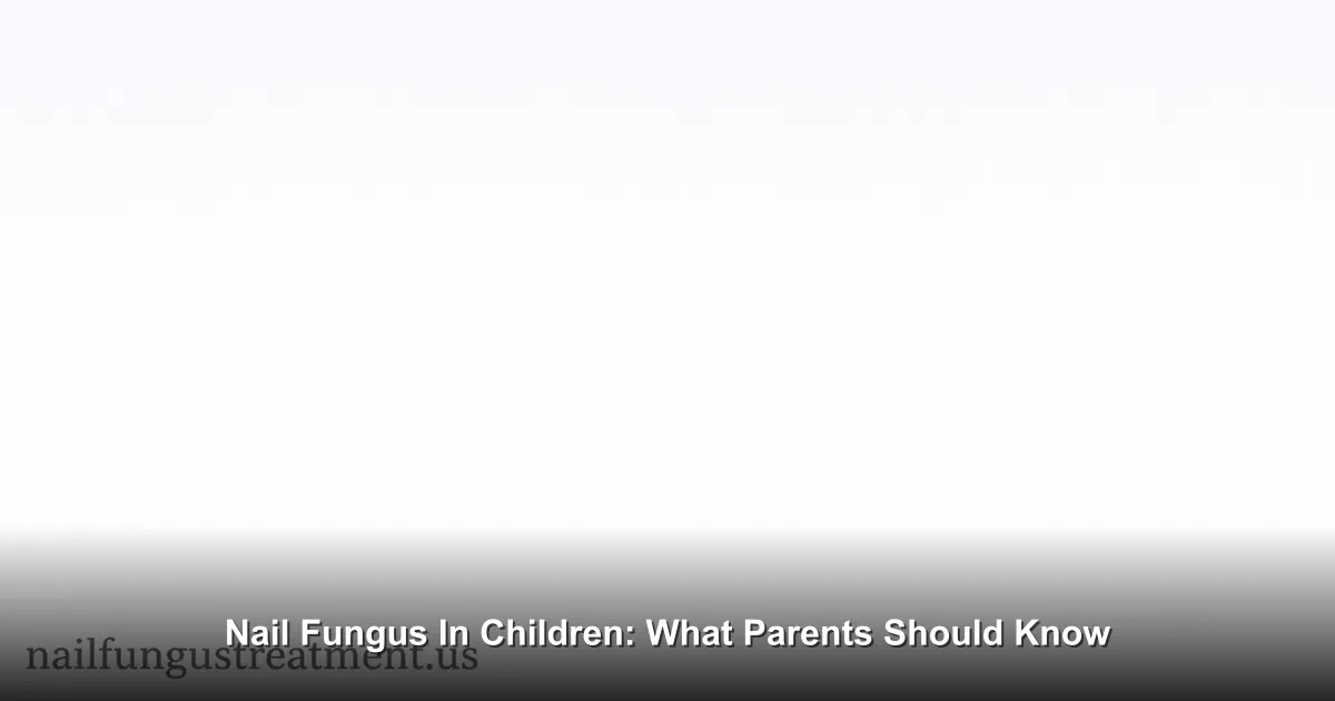 Illustration of Nail Fungus in Children: What Parents Should Know concepts and treatments